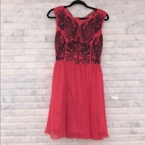 Beautiful red cocktail dress